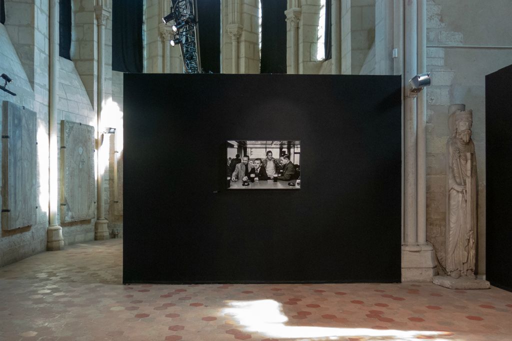 Toujours dans l'église-musée St-Jean, photos de Stéphane Duroy sur la pauvreté au Royaume-Uni sur la période 1970-2000
